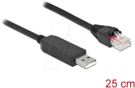 64158 Console cable 0.25 m black