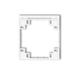 Ramka pośrednia do gniazd bryzgoszczelnych z uziemieniem SCHUKO biały MRPB-1s