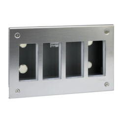 Simon Connect Obudowa podtynkowa S500 METAL 4-modułowa 8x K45 kompletna 51000114-036