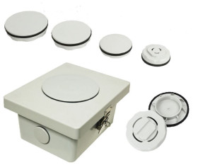 Wtyki otworu montażowego Zatyczka HP50PCLG PC Obudowy UL i CSA