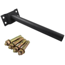 Uchwyt do lampy ulicznej solarnej 41CM RURA 48mm Czarny LVT