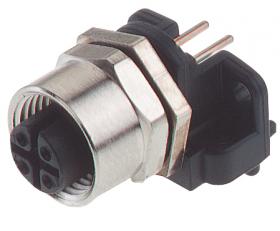 ELKE 412FM gniazdo 4 stykowe, proste do łącznego montażu w obudowie i na PCB, Hirschmann, 933279100, ELKE412FM, WYPRZEDAŻ