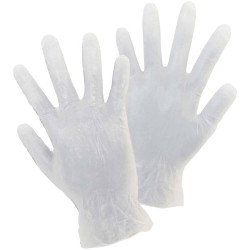 L&#x2B;D CleanGo 14698-10 Latex Gloves XL Disposable Transparent 100 pieces