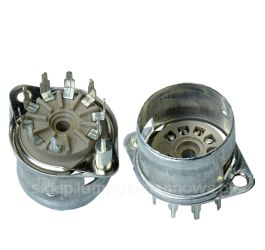 Podstawka lampowa noval do druku VT9-PT-C z kołnierzem do ekranu Micalex Belton