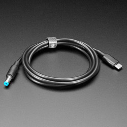 20V 5A USB-C 3.1 PD to 5.5mm Barrel Jack Cable - 1.2m with E-Mark