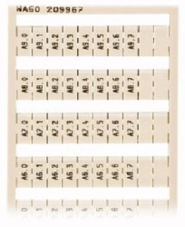 Ramka z oznacznikami A0,0-A9,7 209-967 /5szt./