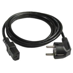 Opencircuit Power cable CEE 7/7 90° to C13 - 1 meter