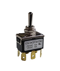 Przełącznik (Wł.)-wył.-(wł.) DPDT RS PRO Płytka drukowana