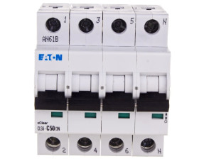 Wyłącznik nadprądowy 3P+N C 50A 6kA AC CLS6-C50/3N-DP 270493