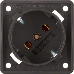 Integro Flow Gniazdo SCHUKO 45st. brązowy mat 841852521