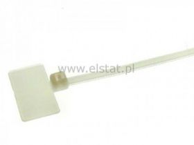 Opaska kablowa; etykieta 110/2,5 natural ( 100szt)