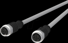 142MIA22050 Sensor cables, M12, 4-pin, coupling &gt; coupling, 5 m