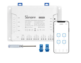 Sonoff 4CH Pro R3 4 kanałowy przełącznik WiFi + RF 433MHz