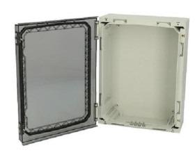 Obudowa Poliwęglan szerokość zew. 320 mm długość zew. 150 mm wys. zew. 420 mm Fibox