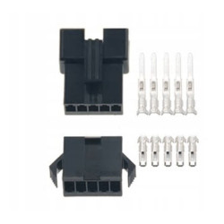 Złącze JST SM 5-pin 2,54mm (wtyczka+gniazdo z konektorami)