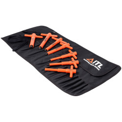 ITL Insulated 2665 Insulated T-Handle Hex Key Set, 6 Piece