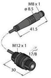 Bezzwrotny czujnik fotoelektryczny Turck S12-2NAEL-Q3 3087411 1 szt.