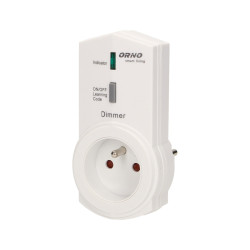 Gniazdo z funkcją ściemniania. sterowane bezprzewodowo. ORNO Smart Living OR-SH-1702