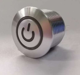 Nasadka przełącznika Chwilowy SPST średnica wycięcia 16mm, montaż panelowy RS PRO