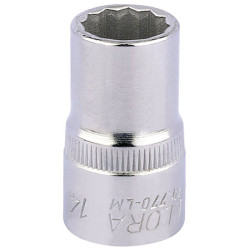 Elora 24591 14mm 1/2&quot; Square Drive Bi-hexagon Socket