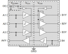 Four-channel fixed multidirectional level shifter | BQA | 14 | -40 to 125