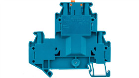 Złączka Przelotowa 4-Przewodowa Z Odłącznikiem Nożowym 2,5Mm2 Niebieska Uttb...