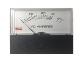 Amperomierz analogowy panelowy 10 (Input) A, 600 (Scale) A AC 0C do +60C RS PRO