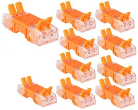 Szybkozłączka kostka 2x0,2-2,5mm złączka przelotowa linka drut zestaw 10szt.