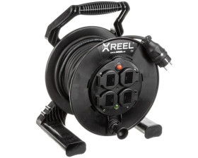 Przedłużacz bębnowy XREEL 25mb H05RR-F 3x1,5 IP44 4xGS 230V 92501H48143