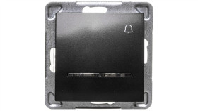 Impresja Przycisk /Dzwonek/ Z Podświetleniem Antracyt Łp-6Ys/M/50