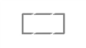 Ramka Wypełniająca Podwójna Serii Deco Szary Mat 27Drw-2