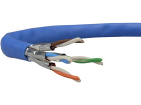 Kabel FTP kat.6a U/FTP 4x2x0,56 niebieski LSOH Telegärtner /500m/