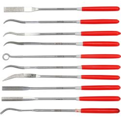 Pilniki diamentowe, iglaki 3x140x25 mm, kpl. 10 szt. - Yato YT-6145