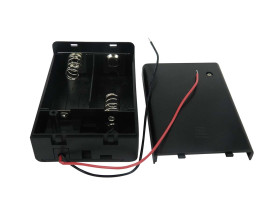 Uchwyt do baterii, x 2, maks. Ø 26.2mm, Smycz przewodu