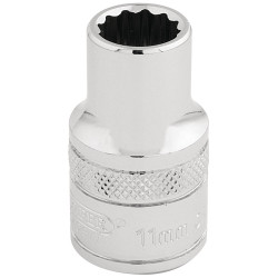 Draper Expert 33095 1/2&quot; Sq. Dr. Hi-Torq&#xAE; 12 Point Socket (11mm)