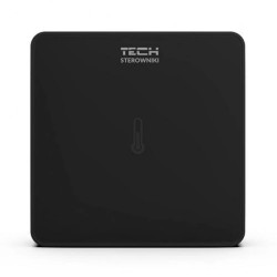 TECH C-7P - Czujnik pokojowy przewodowy kolor czarny
