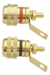 Gniazdo głośnikowe G-GŁ/ZŁOTE