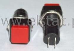 Przeł. przycisk stabilny kwadrat NO