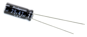 Kondensator 47 μF 25 V dc Promieniowe, Otwór przelotowy Rubycon Lutowie roztaw: 2 mm 25YXF47M5X11