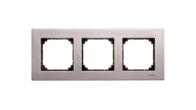 Merten M-Elegance Ramka Potrójna Metalowa Tytan Mtn403305