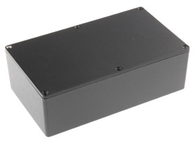 Obudowa Aluminium odlewane szerokość zew. 112 mm długość zew. 192 mm wys. zew. 61 mm Hammond IP54 Czarny