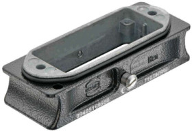 Extender housing, size 16B, die-cast aluminum, central locking, IP65/IP68/IPX9K, 09405169980