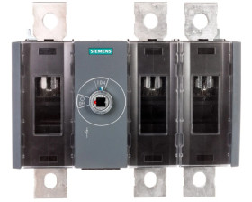 Rozłącznik izolacyjny 3P wlk4 630A bez napędu obrotowego przyłącza płaskie śrubowe 3KD4630-0QE20-0