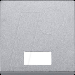 433860 Rocker with rectangular symbol window - System M, aluminium