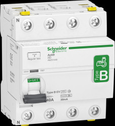 A9Z51440 RCD, electric charging stations, 4P, 40 A, type B-EV, 30 mA