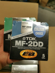 TDK DD disks (green+blue) 10 pcs (NOS)