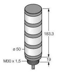 Kolumna sygnalizacyjna Turck TL50BGYR 3083223 1 szt.