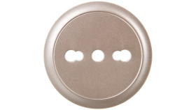 Celiane Plakietka Gniazda 2P+Z Pojedynczego Włoskiego Tytan 068436