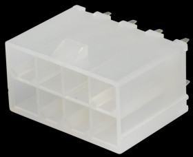 5566-08A / 3928-1083 Molex pin header - Mini-Fit Jr. - 2x4-pin - connector