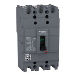 Wyłącznik kompaktowy MCCB, 3-biegunowy-biegunowy, 40A, 550V, 250V, Stałe, Schneider Electric, EZC250H